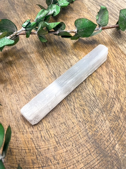 White Selenite Crystal