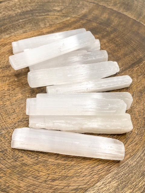 White Selenite Crystal