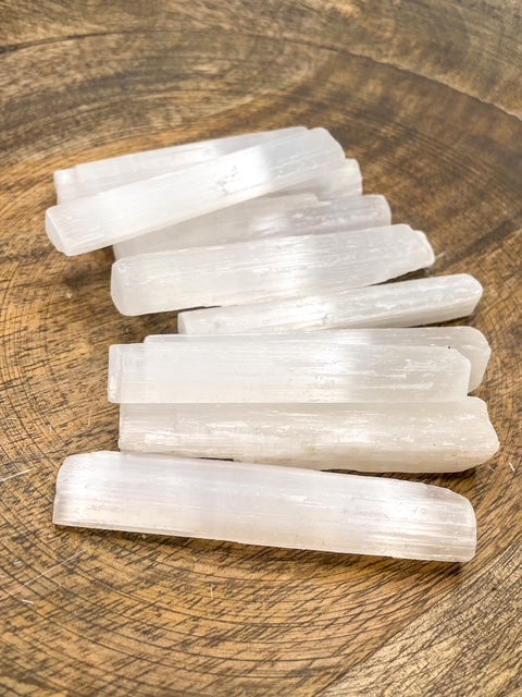 White Selenite Crystal