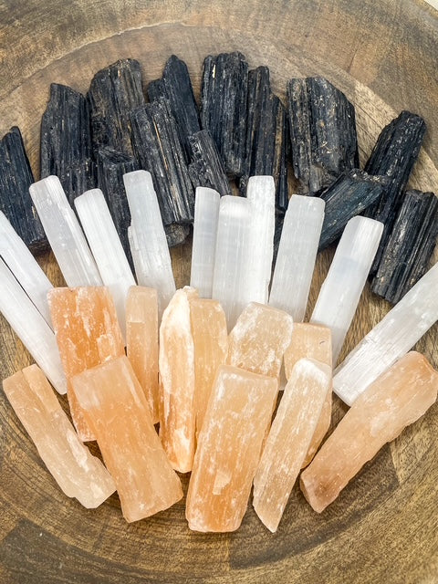 Orange Selenite Crystal