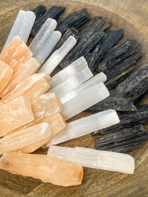 Orange Selenite Crystal