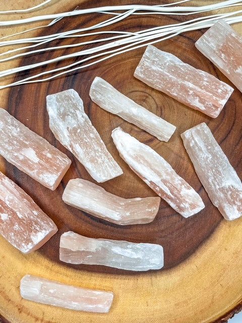 Orange Selenite Crystal