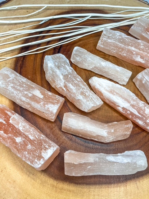 Orange Selenite Crystal