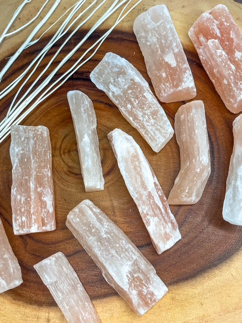 Orange Selenite Crystal