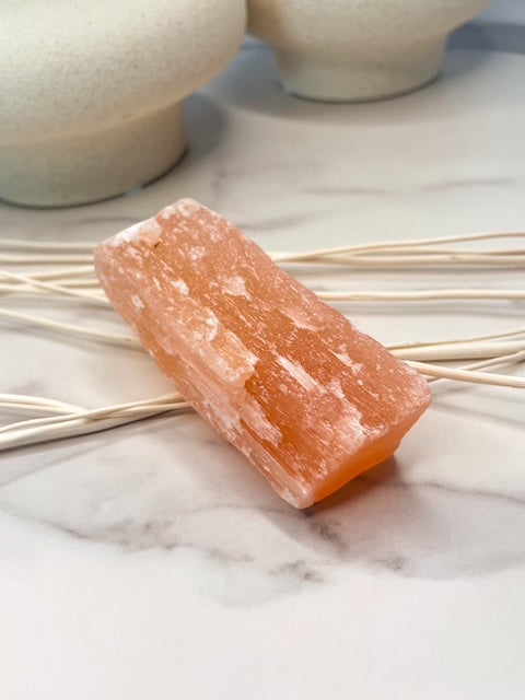 Orange Selenite Crystal