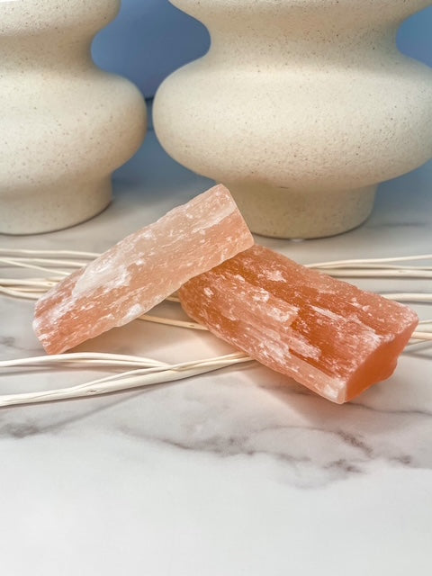 Orange Selenite Crystal