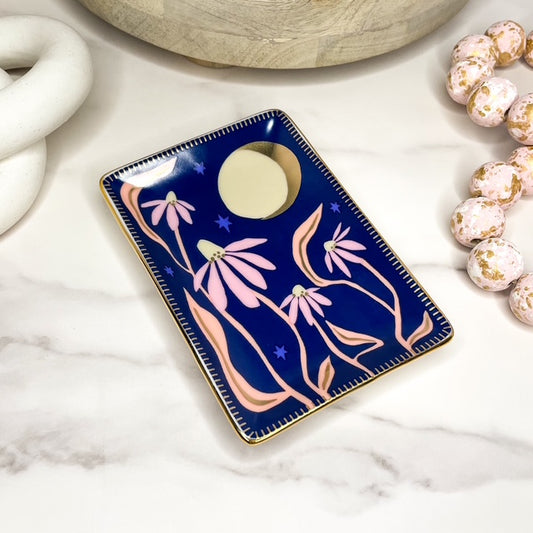 Moonlight in the Garden Ring Dish