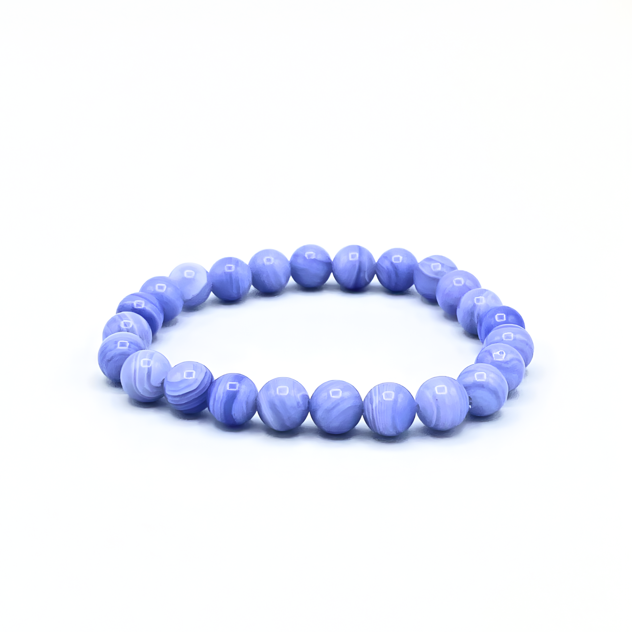 Blue Lace Agate, Whispering Sky Bracelet