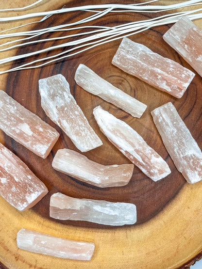 Orange Selenite Crystal