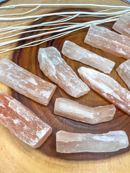 Orange Selenite Crystal