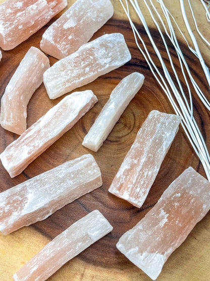 Orange Selenite Crystal